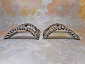 SOLD……….A pair of Georgian black spot paste set shoe buckles. c1800