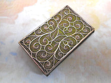 Load image into Gallery viewer, A converted silver filigree book cover. c 1815
