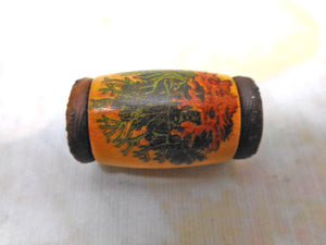 A Mauchline Ware double ended pencil eraser. c 1890