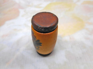 A Mauchline Ware double ended pencil eraser. c 1890