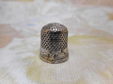 Load image into Gallery viewer, SOLD…….A late 17th century silver thimble. Maker AP conjoined.
