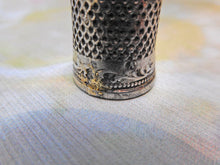 Load image into Gallery viewer, SOLD…….A late 17th century silver thimble. Maker AP conjoined.
