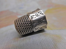 Load image into Gallery viewer, SOLD…….An attractive American silver thimble. c 1870 Waite Thresher.
