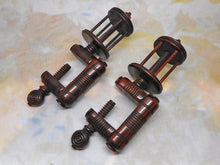 Load image into Gallery viewer, A pair of wooden sewing clamps. c 1840
