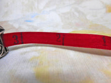 Load image into Gallery viewer, A silver filigree tape measure-*new printed ribbon*. c1800-1815
