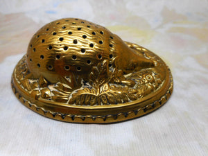 An Avery 'Hedgehog' pin holder. Reg. 1872