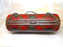 Load image into Gallery viewer, A Tartan Ware bag form sewing etui. c1860. Stuart.
