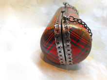 Load image into Gallery viewer, A Tartan Ware bag form sewing etui. c1860. Stuart.
