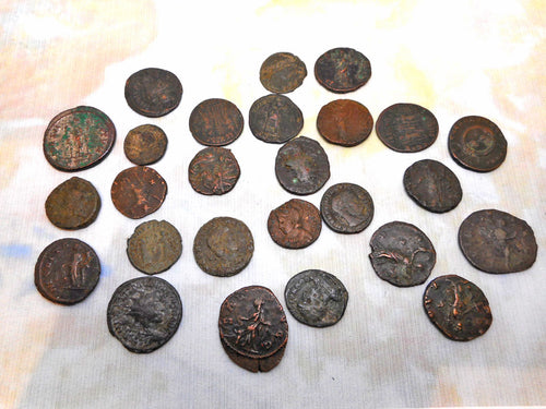  A  group of miscellaneous Roman coins.