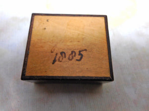 A Tunbridge Ware stamp box. c 1885