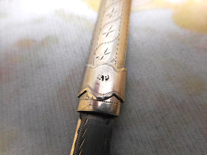 A rare Georgian silver fruit knife. SP (Pemberton) c1790