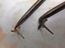 Load image into Gallery viewer, SOLD…..Two metal hat making straw splitters. 19thc
