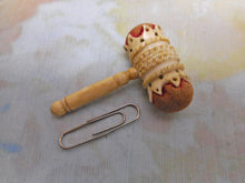 Load image into Gallery viewer, A double ended gavel form emery cushion.  c 1850
