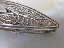 Load image into Gallery viewer, SOLD…A silver filigree knotting shuttle - Samuel Pemberton maker. c1790-1800
