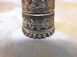 A pretty silver thimble Charles Horner Chester 1901.
