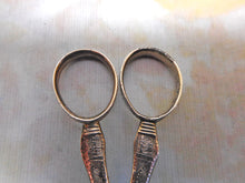 Load image into Gallery viewer, SOLD…….A pair of 18th century engraved close plated scissors. c 1780
