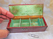 Charger l&#39;image dans la galerie, SOLD……A Georgian small red leather cotton reel box. c 1800
