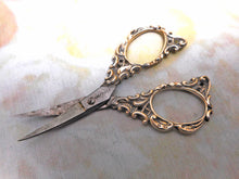 Load image into Gallery viewer, A pair of silver handled manicure scissors. HM. 1901.
