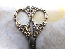 Load image into Gallery viewer, A pair of silver handled manicure scissors. HM. 1901.
