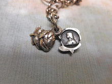 Load image into Gallery viewer, A child&#39;s vintage silver charm bracelet. French. 20th century.
