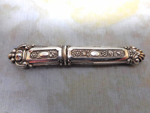 Load image into Gallery viewer, A decorative French silver needle case. c 1830
