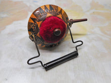 Load image into Gallery viewer, SOLD…….A Tunbridge ware kettle shaped pin cushion. c 1870
