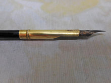 Load image into Gallery viewer, A Victorian dip pen with cross hatched seal  c 1840
