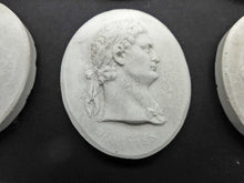 Load image into Gallery viewer, A set of Grand Tour plaster cameos of the first 12 Roman Emperors. c1830
