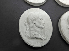 Load image into Gallery viewer, A set of Grand Tour plaster cameos of the first 12 Roman Emperors. c1830
