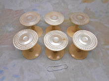 Load image into Gallery viewer, A set of 6 reels / spools from a Regency sewing box. c 1835
