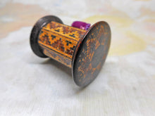 Load image into Gallery viewer, A good example of a Tunbridge Ware tape measure. c1860
