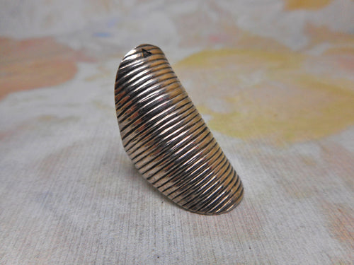 A Dutch silver finger guard / thimble. c1870