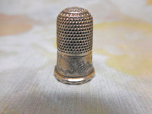 Load image into Gallery viewer, A very small silver thimble for a child. c 1840
