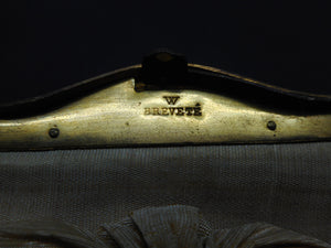 SOLD……..A red velvet and gold thread purse-a fully fitted sewing etui. French c1870