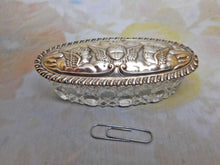 Load image into Gallery viewer, A small silver topped hairpin box. B&#39;ham 1908
