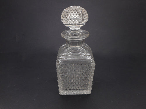 A super quality cut glass scent bottle. c1840