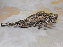 Load image into Gallery viewer, A silver plated chatelaine clip-no attachments. c1880
