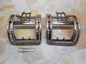 Paire de boucles de chaussures en argent de style géorgien. Vers 1790