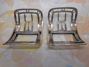Paire de boucles de chaussures en argent de style géorgien. Vers 1790