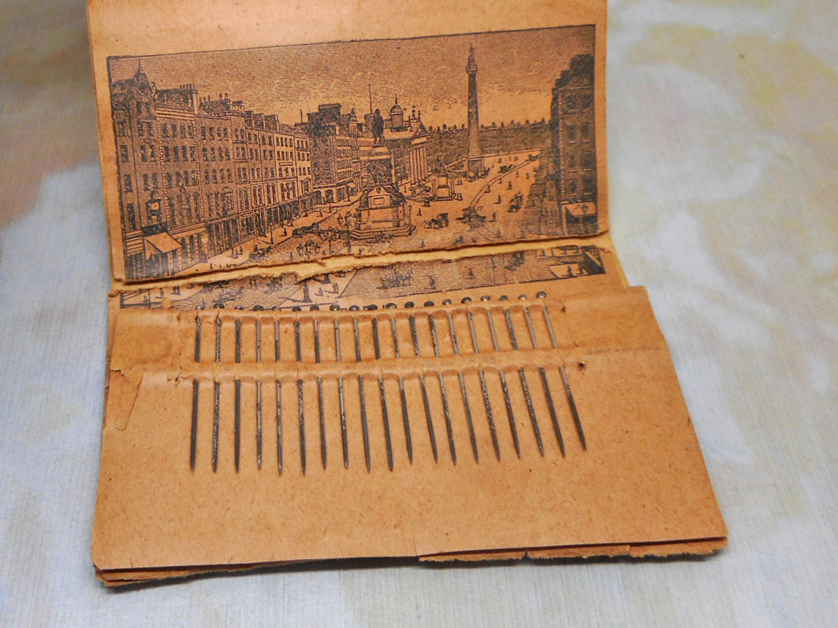 SOLD…….A printed paper folder for pins. 'The Daisy Case'. Late 19th ce ...