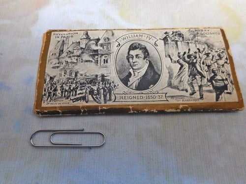 A printed paper folder for pins. 'The Daisy Case'. Late 19th century.