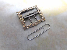 Load image into Gallery viewer, A small 18th century silver buckle. Maker IG.
