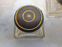 Load image into Gallery viewer, A pair of ink wells from a Victorian writing box. 19thc
