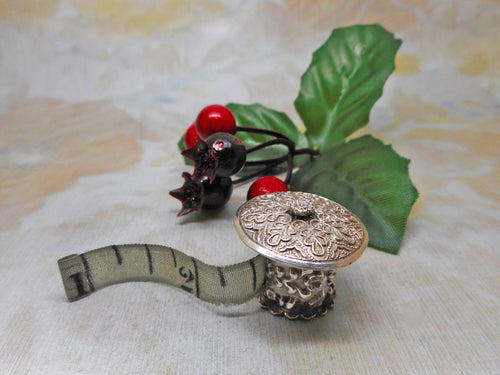 A Georgian silver tape measure. c1830