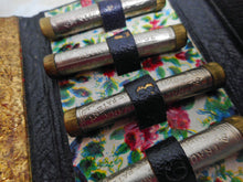 Charger l&#39;image dans la galerie, A leather case fitted with metal needle tubes. c1870
