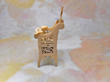 Load image into Gallery viewer, A miniature high chair for a baby doll house doll. c1830
