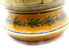Load image into Gallery viewer, A large Painted Tunbridge Ware pin cushion clamp with integral box. c1820
