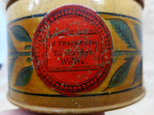 Load image into Gallery viewer, A large Painted Tunbridge Ware pin cushion clamp with integral box. c1820
