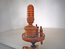 Charger l&#39;image dans la galerie, A Georgian multi-purpose sewing clamp. c1800. Painted Tunbridge Ware.
