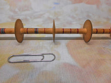 Load image into Gallery viewer, A Painted Tunbridge Ware reel from a sewing box. c 1800
